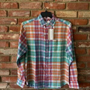 Tommy Bahama Size Small Multicolor Plaid Men's Shirt